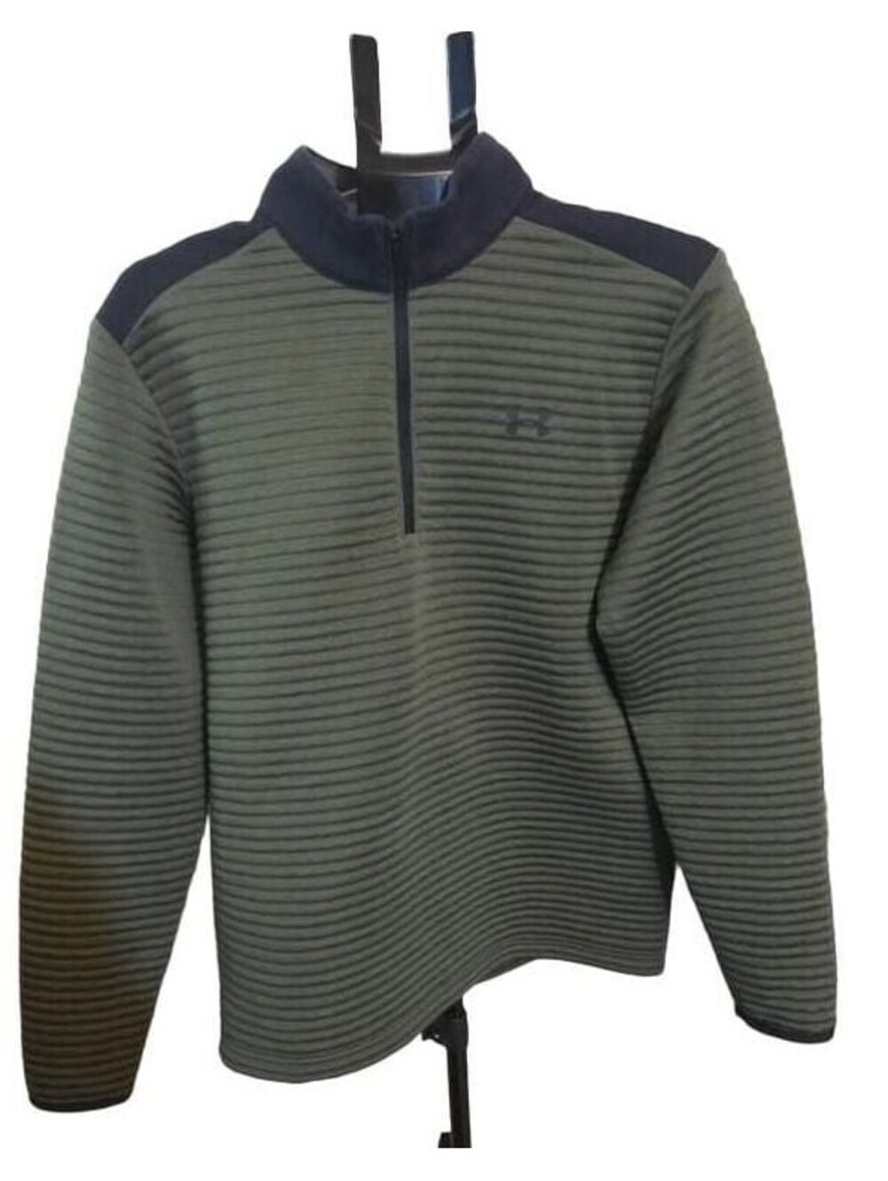Under Armour ColdGear Green Quarter-Zip Pullover Sweater Medium